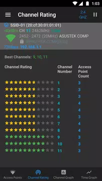 Screenshot 3 for WiFi Analyzer (open-source)