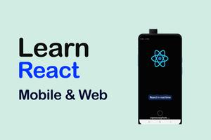 Learn React.js & React Native Affiche