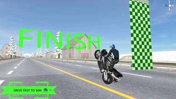 VR Traffic Bike Racer 360 poster
