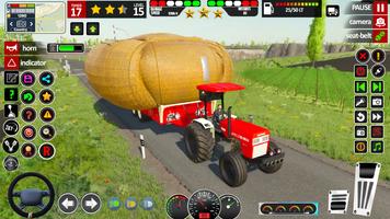 Tractor Farming Games 2023 poster