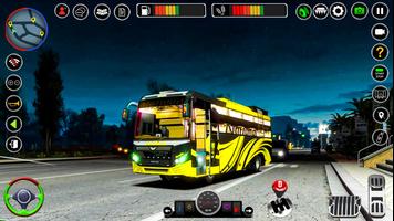 game mengemudi bus nyata 3d poster
