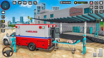 Ambulance Rescue Simulator 3D poster
