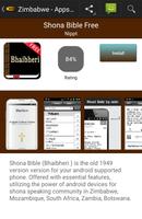 Zimbabwe apps capture d'écran 1