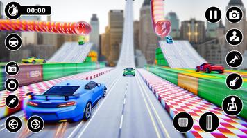 Mega Car Stunt Driving Race capture d'écran 1