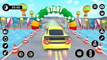 Mega Car Stunt Driving Race capture d'écran 2
