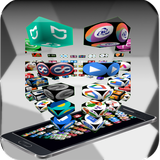 3D LAUNCHER VS أيقونة