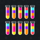 Water colors sort puzzle game icon