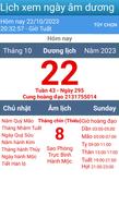 Lịch xem ngày âm dương captura de pantalla 3