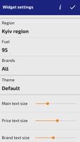Widget of fuel prices screenshot 3