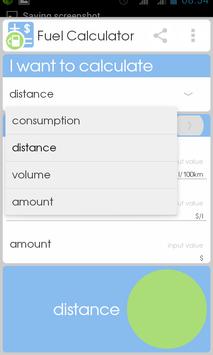 Fuel Calculator 截图 1