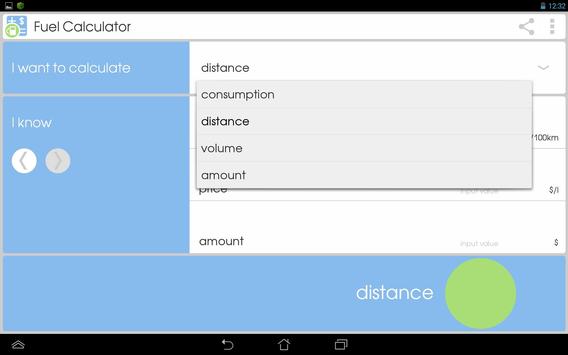 Fuel Calculator 截图 5