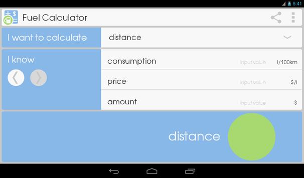 Fuel Calculator 截图 8