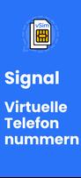 Signal Virtuelle Telefonnummer Plakat