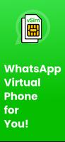 Virtual Number for WhatsApp poster