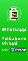 WhatsApp Numéro virtuel Affiche