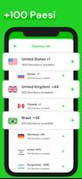 1 Schermata vSim. numero virtuale Whatsapp
