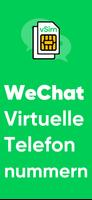 WeChat Virtuelle Telefonnummer Plakat