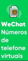 WeChat Número de virtual Cartaz