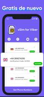 Viber Número virtual captura de pantalla 1