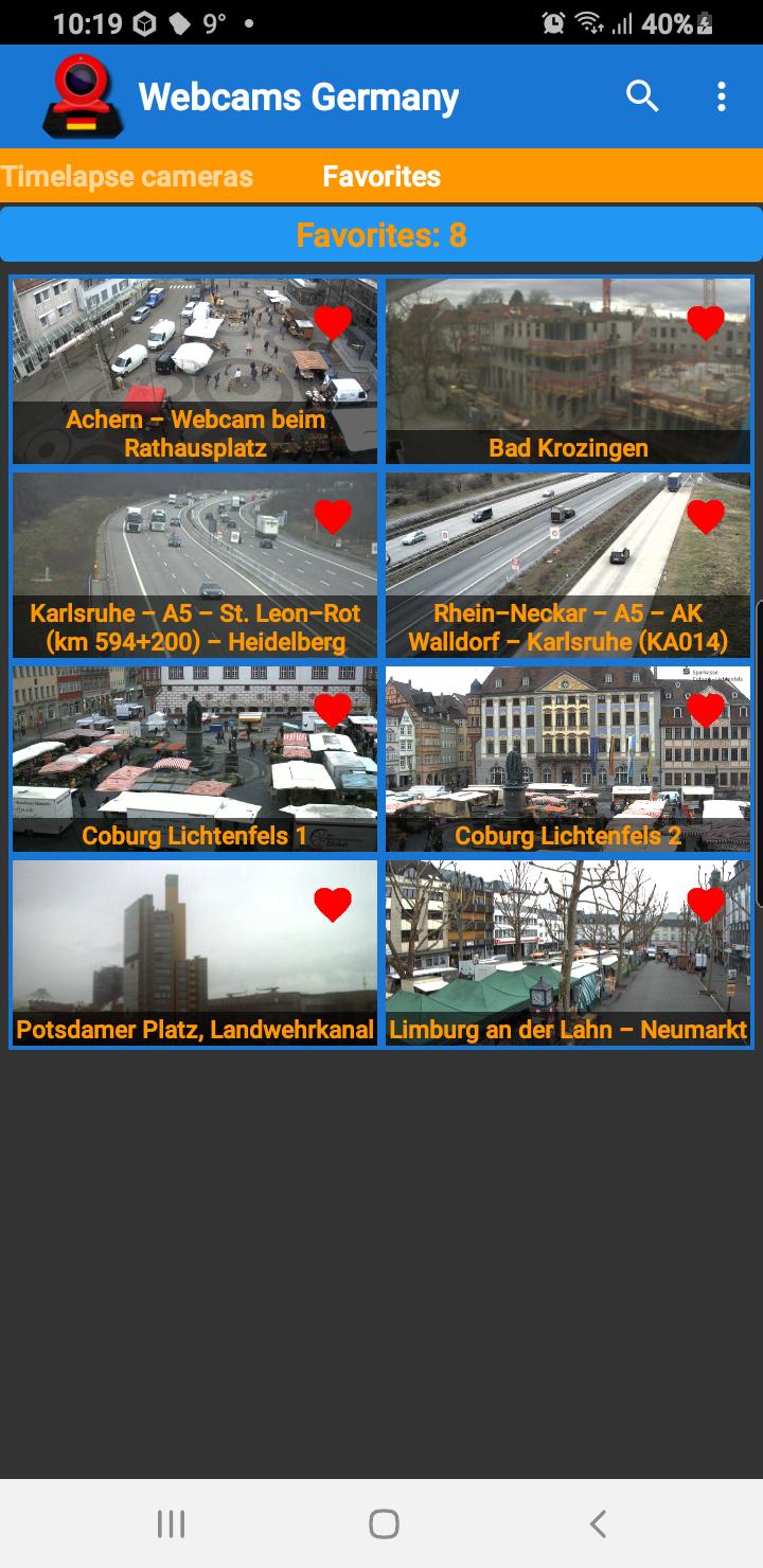 Webcams Deutschland für Android - APK herunterladen