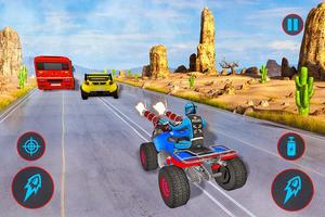 Police ATV Bike Gangster Chase screenshot 2