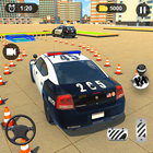 Parkeermeester politieauto-icoon