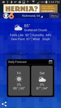 CBS 6 Weather - Richmond, Va. 海报