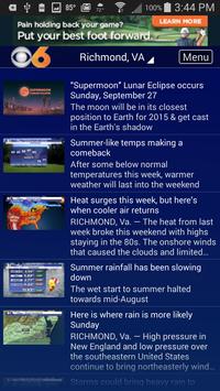 CBS 6 Weather - Richmond, Va. 截图 2