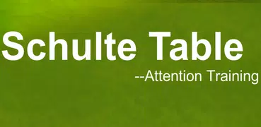 Schulte Table - Attention Trai