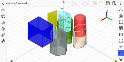 การออกแบบแบบจำลอง 3 มิติ CAD ภาพหน้าจอ 2