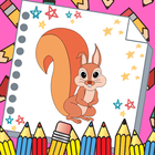 Chipmunk Coloring Book icône