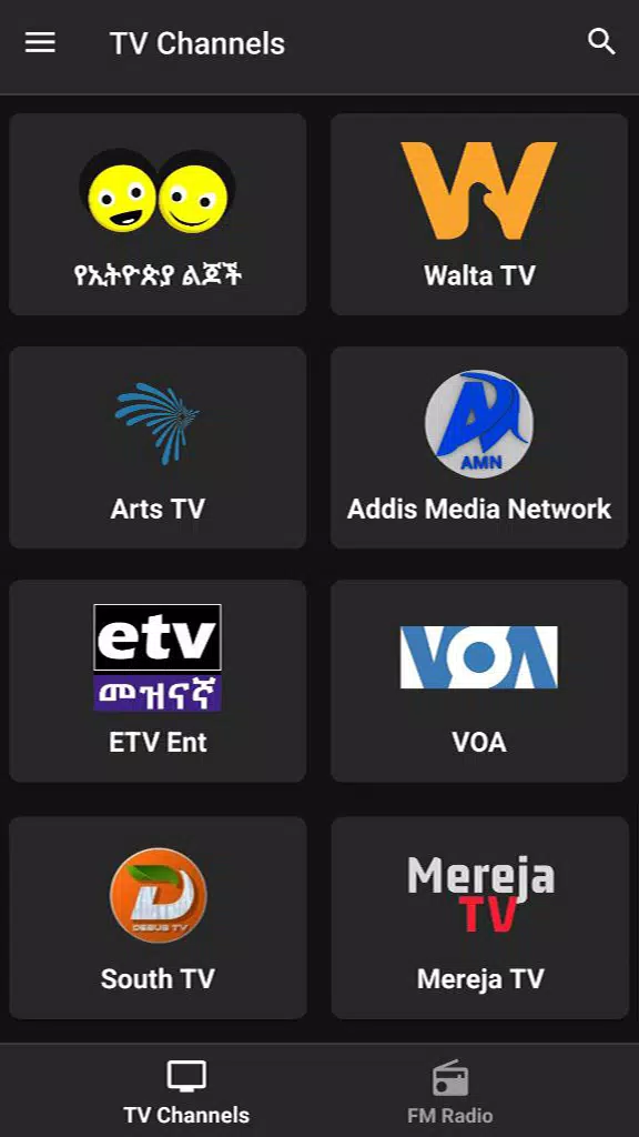 Ethiopian TV and FM Radio Live APK pour Android Télécharger