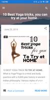 10 Best Yoga Postures ポスター