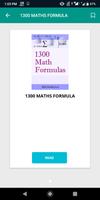 1300+ Maths Formula capture d'écran 2