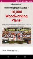 16000 Woodworking Plans Affiche
