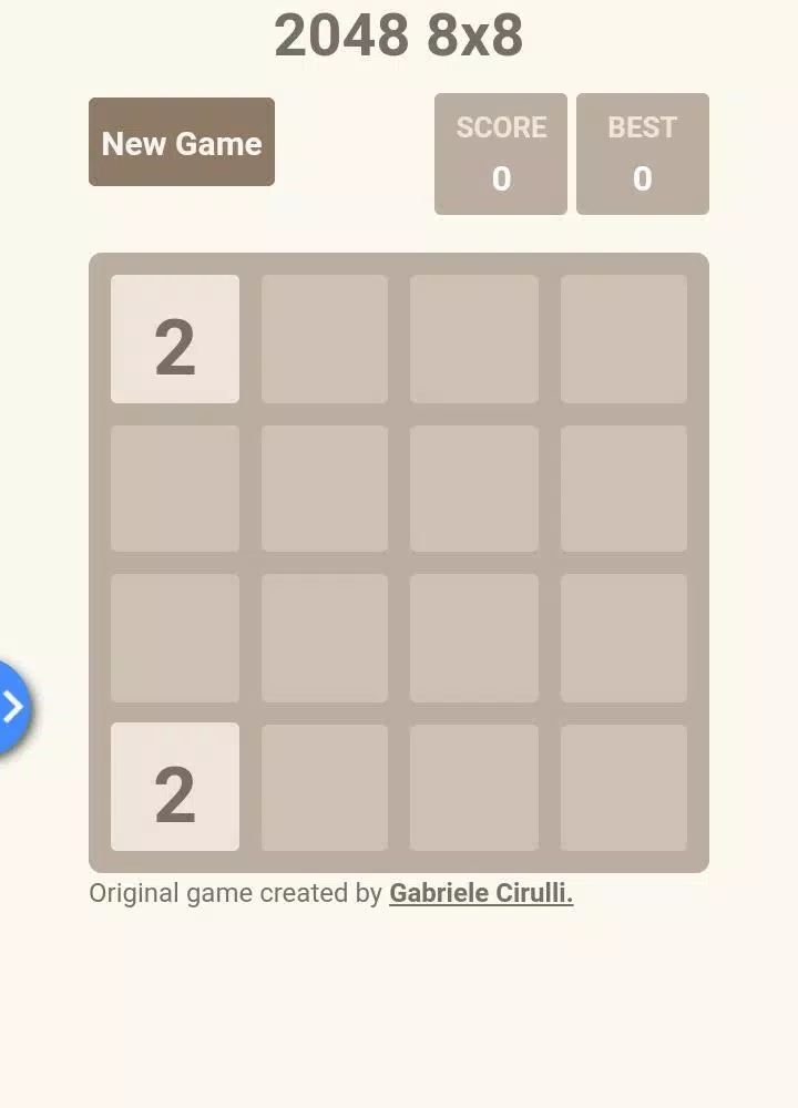 PLAYING 2048 with 8x8 