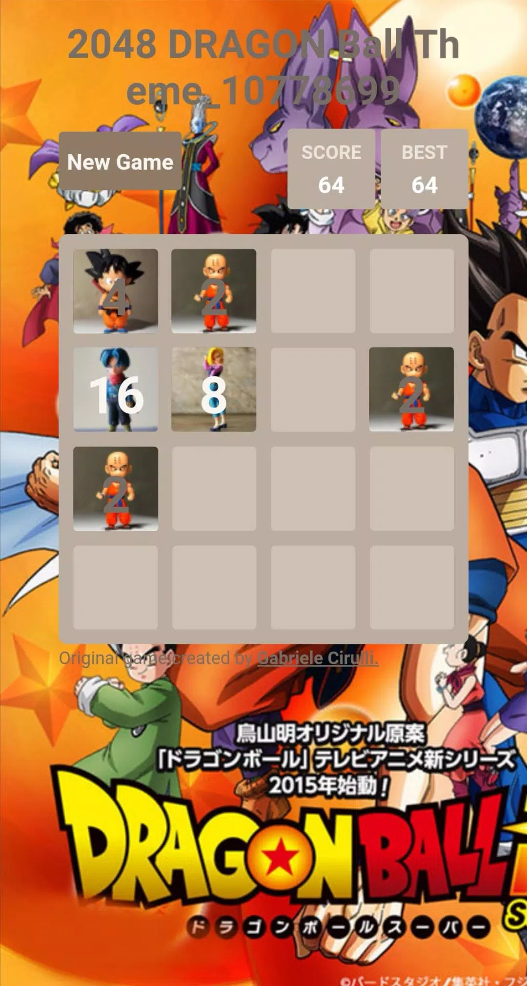 2048 DRAGON BALL THEME APK for Android Download