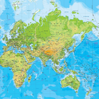 Korean World Map 2023 ícone