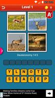 4 Pics 1 Word Animals in the Bible LCNZ Bible Game स्क्रीनशॉट 2