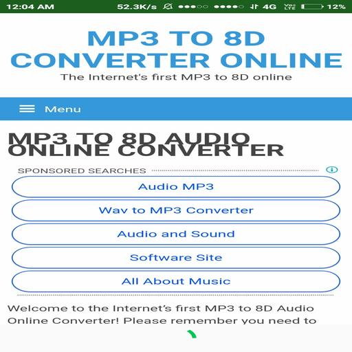 8D Audio CONVERTER APK للاندرويد تنزيل