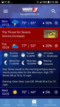 WWAY TV3 StormTrack 3 Weather 截图 4