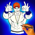 how to draw wwe heros