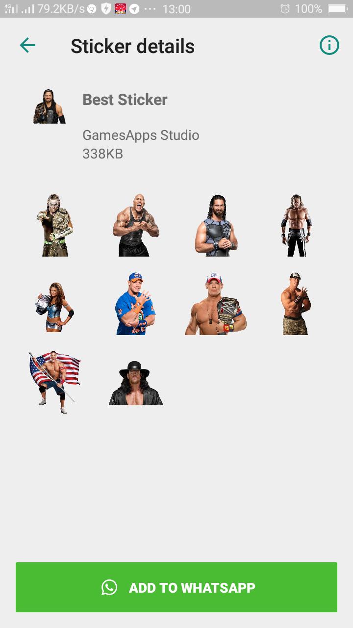 Xd83cxdf40wastickerapps Wwe Sticker For Whatsapp For Android Apk Download