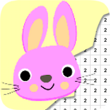 Bunny Color By Number - Pixel Art