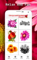 Chrysanthemum Flower Color By Number - Pixel Art screenshot 3