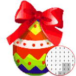 Easter Egg Color By Number - Pixel Art