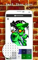 Graffiti Color By Number - Pixel Art screenshot 1
