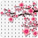 Цвет цветка сакуры по номеру - Pixel Art APK