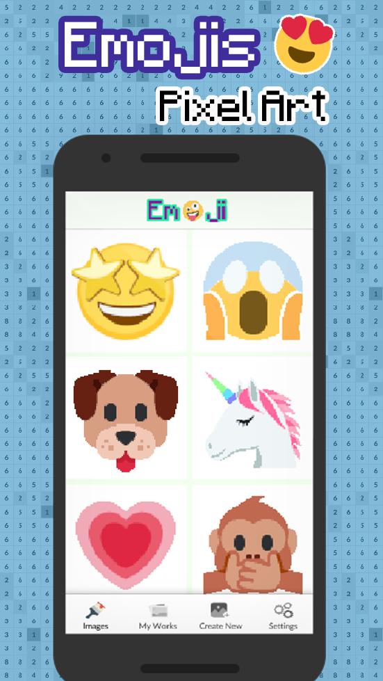 Color By Numbers Emoji Pixel Art For Android Apk Download