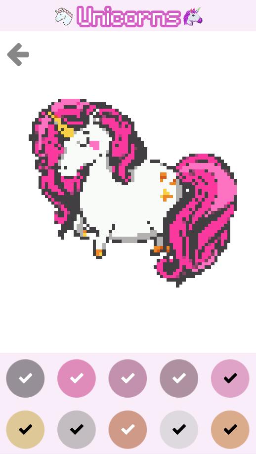 下载Color by Number Unicorn: Pixel unicorn coloring的安卓版本